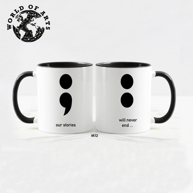 Couple our story will never ends Mug