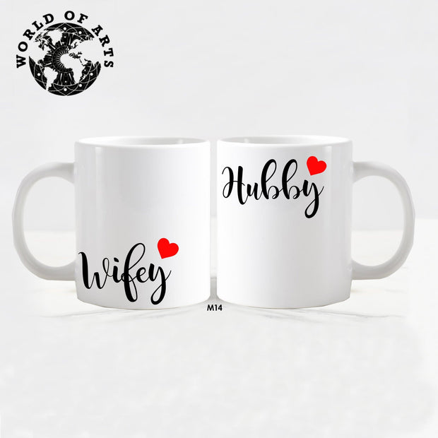 Couple Hubby wifey Mug