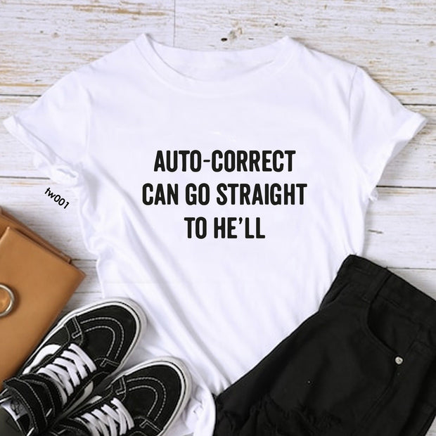 Auto-correct T-shirt