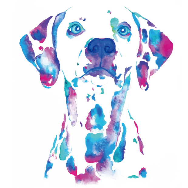 Dog watercolor Hoodie