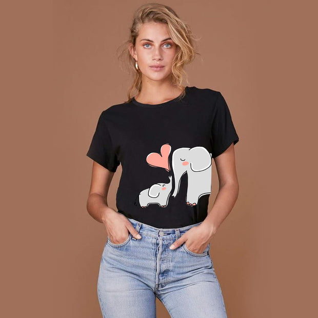 elephant mother love T-shirt