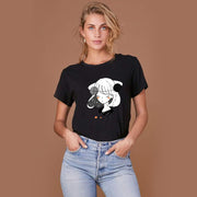 girl illustration T-shirt