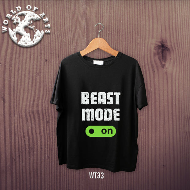 Beast mode on T-Shirt women