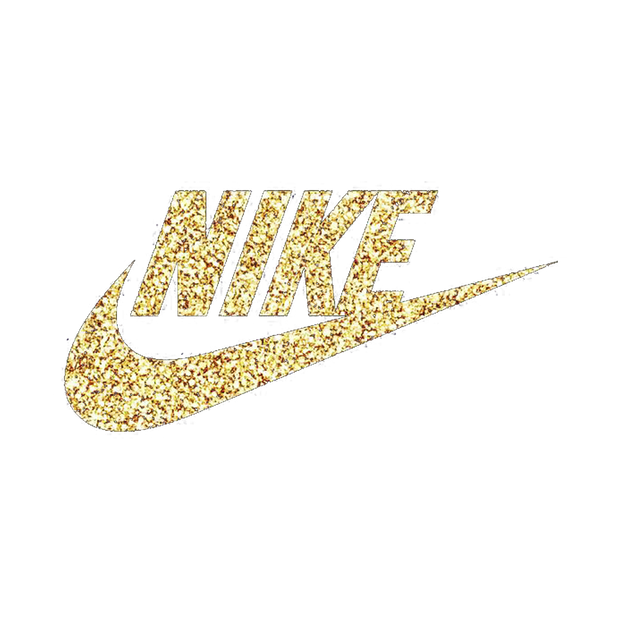 Gold Nike glitter hoodie